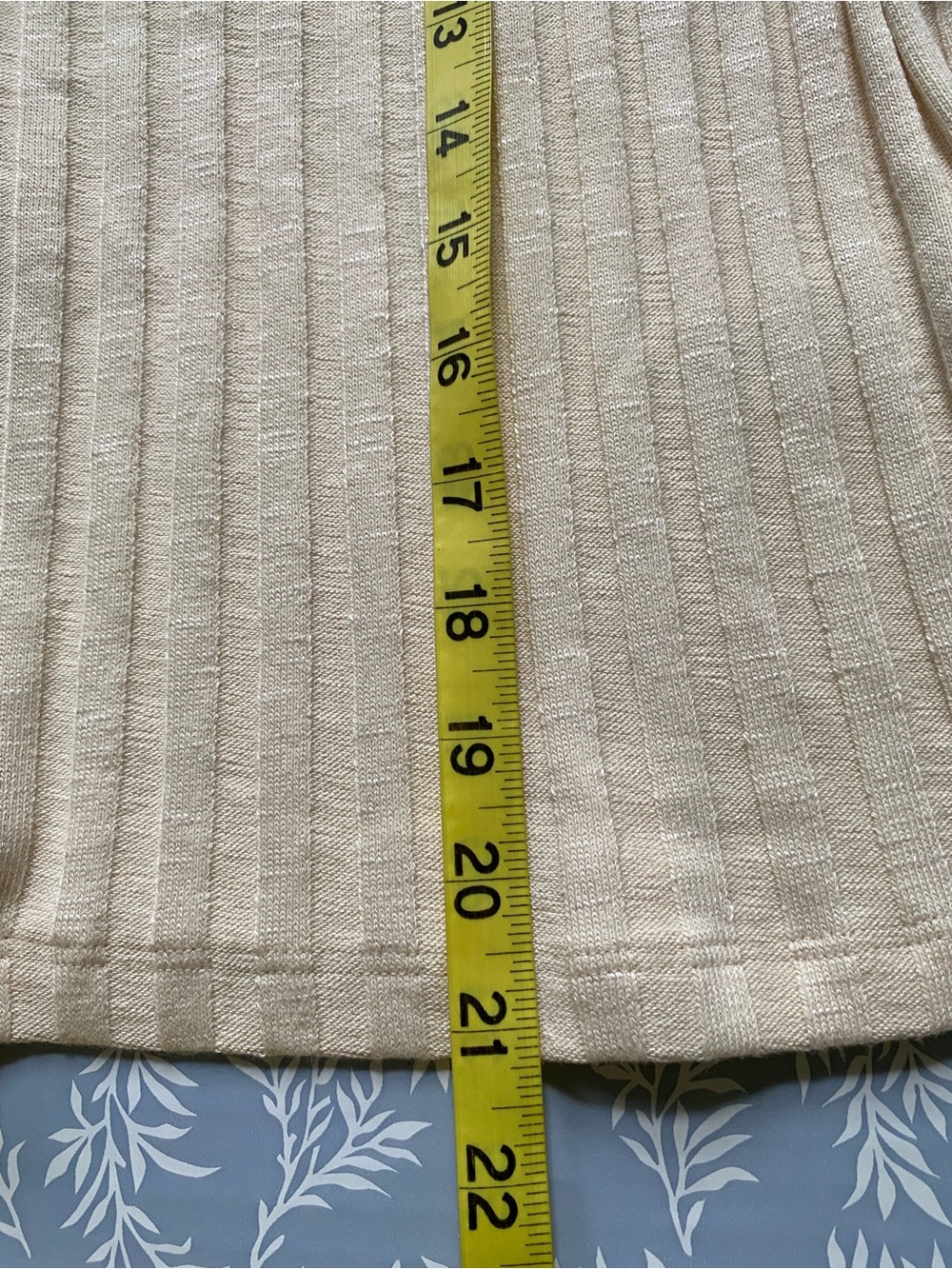 Michael Stars Chalk Ribbed Nara Mock Neck Top - Picture 8 of 8
